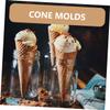 3pcs Homemade Ice Pop Molds Ice Cream Bar Supplies Cone Molds Roller Wood Material view 4