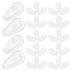 Abaodam 50pcs - Silicone Eyeglass Nose Pads Soft Replacement Parts for Comfort and Stability for Extended Wear for Glasses and Sunglasses view 1