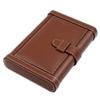 CGKs6anmU Leather Cigar Box - Portable Cedar Wood and Leather Cigar Storage Box Seal Design with Good Sealing (Color : Black) (Brown) view 1