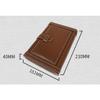 CGKs6anmU Leather Cigar Box - Portable Cedar Wood and Leather Cigar Storage Box Seal Design with Good Sealing (Color : Black) (Brown) view 2