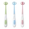PandaEar 3 Pack Baby Toothbrush, Three-Sided Baby Training Toothbrush for Ages 1-4 Years, Infant Training Brush, Easy-Grip Handle view 1