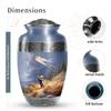 YATHABI Teddy Bear Cremation Urn for Siblings Ashes Large Ashes Memorial Holder Funeral Container for Human Remains Urn for Male and Female-10 Inch view 2