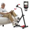 Adjustable Arm Leg Knee Pedal Exerciser for Seniors, Stroke Therapy Equipment for Adults, Portable Home Gym Equipment Mini Exercise Bike Great Gift for Elderly Rehab view 1
