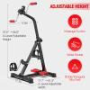 Adjustable Arm Leg Knee Pedal Exerciser for Seniors, Stroke Therapy Equipment for Adults, Portable Home Gym Equipment Mini Exercise Bike Great Gift for Elderly Rehab view 2