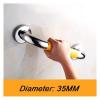 Grab Bars Bathroom Handles Handicap for, Chrome Stainless Steel Wall Mount Handrail for, Safety with Sturdy Base Anti-Slip Support Rail view 3