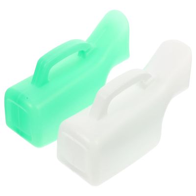 BCOATH 2Pcs Women Urine Bottle Large Capacity Female Urinal for Hospital Bedside Outdoor Use Lightweight Durable Portable Pee Container Easy to Clean Urinary Drainage Pot