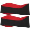 2pcs Ear Headband Neoprene Swimming Headband Yoga Hair Band Diving Ear Headband for Water Yoga Sports, Adjustable Elastic, 58x8cm/22.8x3.1in (Black) view 1