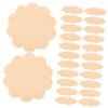 HAKIDZEL 500pcs Flower Shape Greaseproof Sandwich Wrapping Paper for Fried Foods Baking and Takeout Versatile Oil-resistant Paper for Fries Chicken and Burgers Kitchen Liners view 1