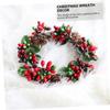 Cabilock 4pcs Handmade Artificial Berry Wreaths for Candle Decoration Berry Garland for Festive Centerpieces for Holiday Table Decor view 3