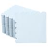 100 Pack Disposable Cocktail Napkins, 5 x 5 Inches, 2-Ply, Scalloped Edge, for Dinner Wedding Birthday Party Bridal Anniversary Reception Event view 1