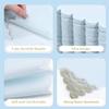 100 Pack Disposable Cocktail Napkins, 5 x 5 Inches, 2-Ply, Scalloped Edge, for Dinner Wedding Birthday Party Bridal Anniversary Reception Event view 3