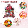 uxcell 100 Pcs Valentine Treat Bags, 7.1" X5.1" Cello Treat Bags with Twist Ties, for Cookie Candy Wrapping Supplies, White view 4