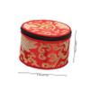 Kisangel 1pc Buddhist Singing Bowl Carry Case Tibetan Bowl Storage Bag for Meditation Secure Protection Zipper Closure Random Fits view 2