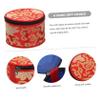 Kisangel 1pc Buddhist Singing Bowl Carry Case Tibetan Bowl Storage Bag for Meditation Secure Protection Zipper Closure Random Fits view 3