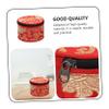 Kisangel 1pc Buddhist Singing Bowl Carry Case Tibetan Bowl Storage Bag for Meditation Secure Protection Zipper Closure Random Fits view 4