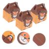 VOSAREA 10pcs Lion Party Favor Bags - Cute Lion Candy Boxes for Jungle Theme Birthdays - Showers & Animal Parties Goodie Bags for ' Celebrations view 2