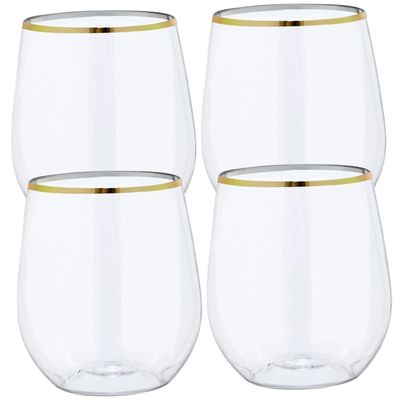 SHERCHPRY 12pcs Disposable Wine Glasses Rim Cups for Home Office and Party Use Versatile Whiskey and Juice Cups for Festivals and Gatherings