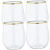 SHERCHPRY 12pcs Disposable Wine Glasses Rim Cups for Home Office and Party Use Versatile Whiskey and Juice Cups for Festivals and Gatherings view 1