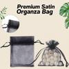 100pcs Organza Bags-Black 3.94''x4.72''(10x12cm) Satin Drawstring Organza Pouch Wedding Party Favor Gift Bag Jewelry Watch Bags view 3