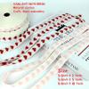 16 mm Red Heart Pattern Ribbon - 5 Yards for Valentine's Day, Gift Wrapping, Cake Decoration, and Crafts (Red, 5 Yards) view 4