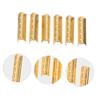 COMPUKAS 100pcs Metal Shoelace Tips Replacement Ends for DIY Shoe Repair 4 Holes Copper Tip Sturdy Shoelace Supplies for Sneakers and Canvas Shoes view 4