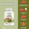 Liver Support - Natural Milk Thistle and Zinc Supplement - Helps Detox and Cleanse The Liver, Supports Digestive Health and Detoxification - 60 Veggie Capsules (30 Days Supply) (3) view 3
