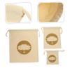 EPIGEIST 3pcs Tibetan Bowl Holder Bag Buddhist Sound Bowl Storage Cotton Drawstring Pouch Singing Carrying Case view 3