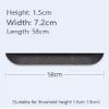 1.5cmHigh Threshold Ramp,Threshold Ramps for Doorways,Ramps for Steps, with Mortise and Tenon Joints,Suitable for Robot Vacuum(58x7.2cm/22.8x2.8in) view 2