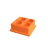 Znet3D Eye Drop Bottles Organizer & Storage 4-Slot Holder (Orange) view 3