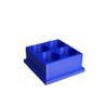Znet3D Eye Drop Bottles Organizer & Storage 4-Slot Holder (Blue) view 3