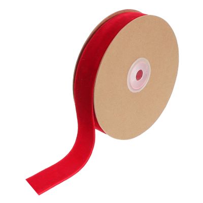 LALAFINA 1roll Soft Flocking Ribbon for Wrapping and Crafting Elegant Single-Sided Design for Bows Floral Arrangements and Decorations
