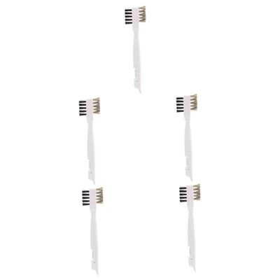 CALLARON 5pcs Gas Stove Cleaning Brush Wire Pot and Pan Bottom Brush for Crevice Cleaning Kitchens Ergonomic Handle for Easy Use Design