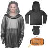 2-Piece Net Suit L/XL, Zippered Hood Jacket & Gloves Set, Thickened Breathable Mesh, Adjustable Fit for Upper Body Protection, Unisex Lightweight Outdoor Gear for Camping, Fishing, Hiking, Gardening view 1