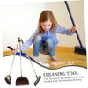FRCOLOR Complete Broom and Dustpan Shovel Long Handle Dustpan for Home Cleaning Lightweight and Easy Storage for Households view 2