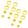 KICHOUSE 16Pcs Earphone Protective Plugs Lightweight Headset Covers for Useful Accessories Yellow Keep Your Earphones Dust and Protected view 1