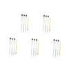 JECOMPRIS 15pcs Liquor Wine Tester Glass Thermometer Portable Wine Measuring Tool for Home Beer and Spirits Safe Reusable and Accurate view 1