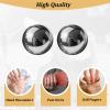 Roadtofree Baoding Balls 2.1 Inch Stainless Steel Meditation Balls, Hand Exercise Massage Balls for Home Office Exercise, Stress Relief, Anxiety Reduction (Without Bell Sound) view 2