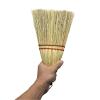 12 Inch Corn Handmade Broom Mini Whisk Made of Natural Corn Broom Straw with a Solid Metal Hang Design for Outdoor Car Porch Debris Dust Dirt Driveways Sidewalks Halloween view 4