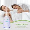 100ml Ultrasonic Aromatherapy Diffuser with Ceramic Cover - Essential Oil Humidifier with 7 LED Colors and Timer for Home and Office, White view 3
