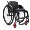 JINMLBO All-Terrain Sports Wheelchair - Aluminum, Portable, Lightweight, Adult Wheelchair with Anti-Tipper, Self-Propelled, Transport with Handbrakes(43cm/16.9in) view 1