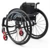 JINMLBO All-Terrain Sports Wheelchair - Aluminum, Portable, Lightweight, Adult Wheelchair with Anti-Tipper, Self-Propelled, Transport with Handbrakes(43cm/16.9in) view 3