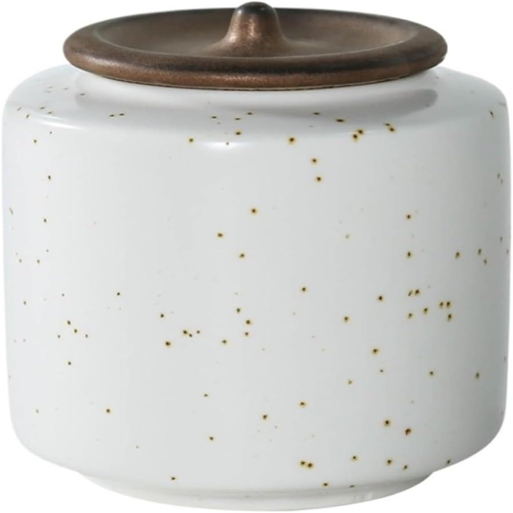 Cemetery Urn, Small Animal Memorial Box, Ceramic Coffin, Funeral Jar, for Dogs and Cats(White)