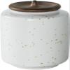 Cemetery Urn, Small Animal Memorial Box, Ceramic Coffin, Funeral Jar, for Dogs and Cats(White) view 1