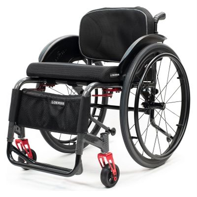 JINMLBO Wheelchair,Lightweight Transport Wheelchair,Aluminum Lightweight Wheelchairs for Adults,Sports Portable Wheel Chair,with Handbrakes and 24 Inch Quick Release Wheelsn(Hard Backrest,43cm/17in)