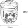 Cemetery Jars, Small Animal Memorial Boxes, Ceramic Coffins, Canned Funerals for Dogs and Cats(Black) view 2