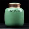 Cemetery Urns, Small Animal Memorial Boxes, Ceramic Coffins, Funeral Jars, for Dogs and Cats(Grn) view 2