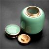 Cemetery Urns, Small Animal Memorial Boxes, Ceramic Coffins, Funeral Jars, for Dogs and Cats(Grn) view 4