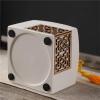 LILIUPEILONG Adult Urn, Pet Memorial Box, Blue Patterned Ceramic Coffin, Dog, Cat, Funeral Jar view 4