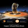Copper-Infused Elbow Brace for Tendonitis and Tennis Elbow [Medical-Grade Stronger Support] Elbow Compression Sleeve with Adjustable Strap for Arthritis, Golfers, Bursitis, Elbow Pain Relief, Weightlifting, Fit for Men & Women view 3