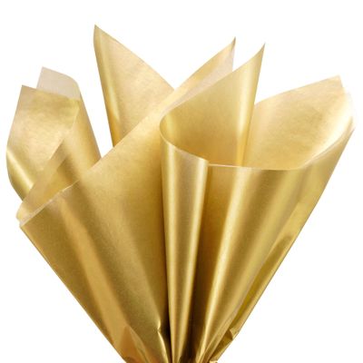 36 Sheets Gold Tissue Paper, 20" x 14" Tissue Paper for Gift Bags, Wrapping Tissue Paper for Birthday Party Wedding Art Craft Decoration